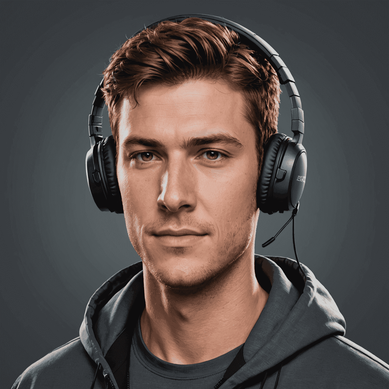 Alex 'Headshot' Johnson - A professional-looking man in his late 20s wearing a gaming headset