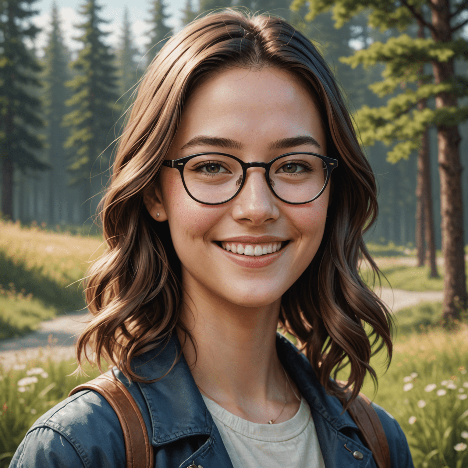 Sarah 'Eco' Lee - A young woman with glasses, smiling at the camera